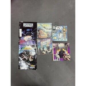 Vintage Star Wars Book & Cassette Lot + Magazines Read Along Lucasfilm